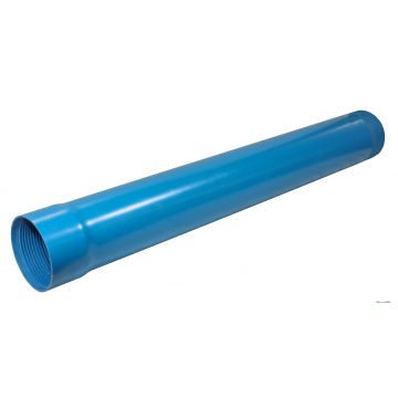 Brunnenrohr PVC-U DN150 angelehnt (6") x 1000mm Trapezgewinde Wandstärke 5,0mm