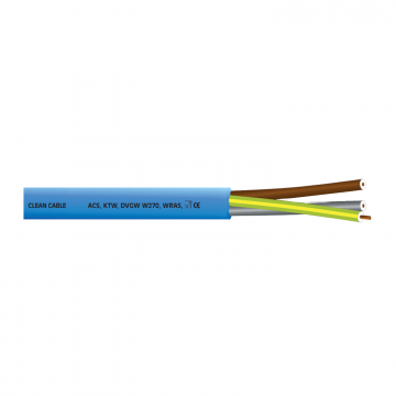 Clean Cable, trinkwasserzertifiziert 3x1,5mm², á Meter