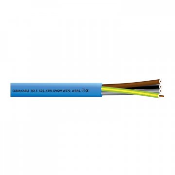 Clean Cable, trinkwasserzertifiziert 4x1,5mm², á Meter