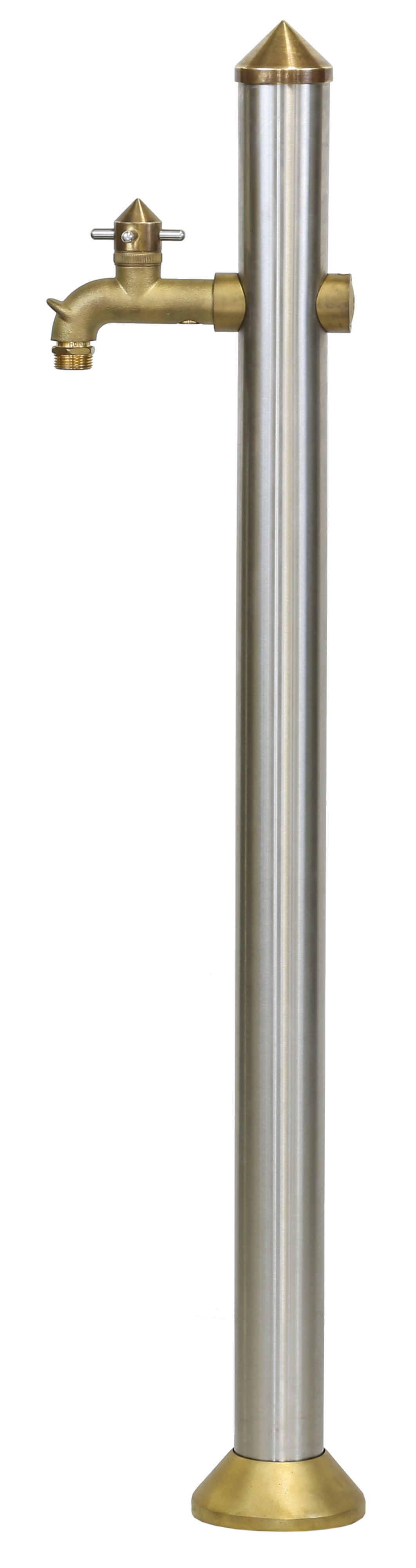 GartenZapfstelle Edelstahl mit 1/2" Auslaufventil