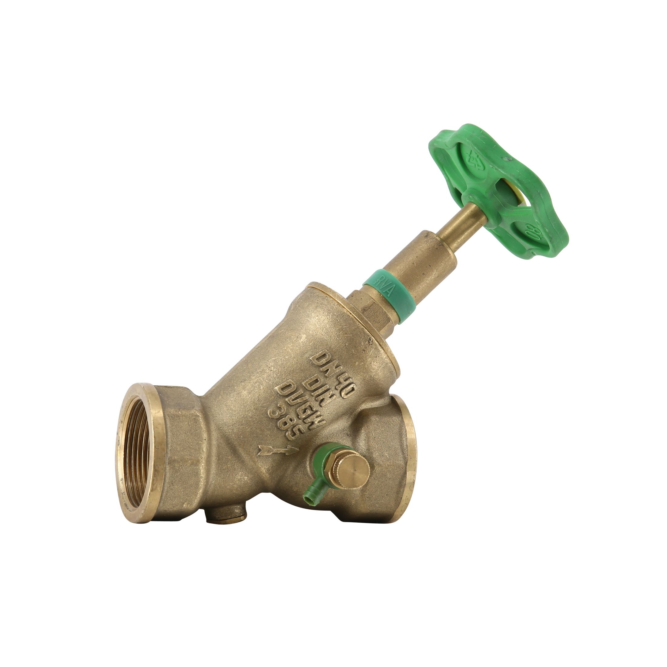 KFR Freistromventil aus Messing mit Entleerung